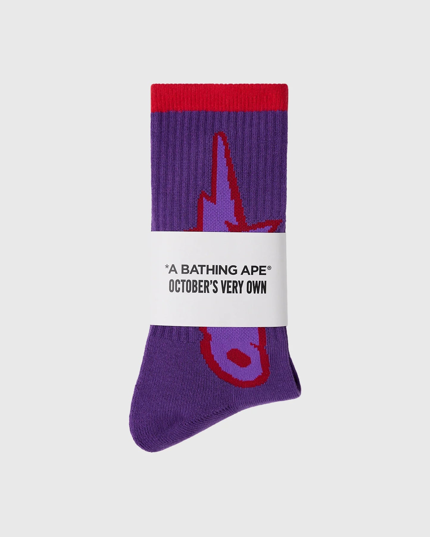 BAPE OVO Sta Athletic Sock Purple