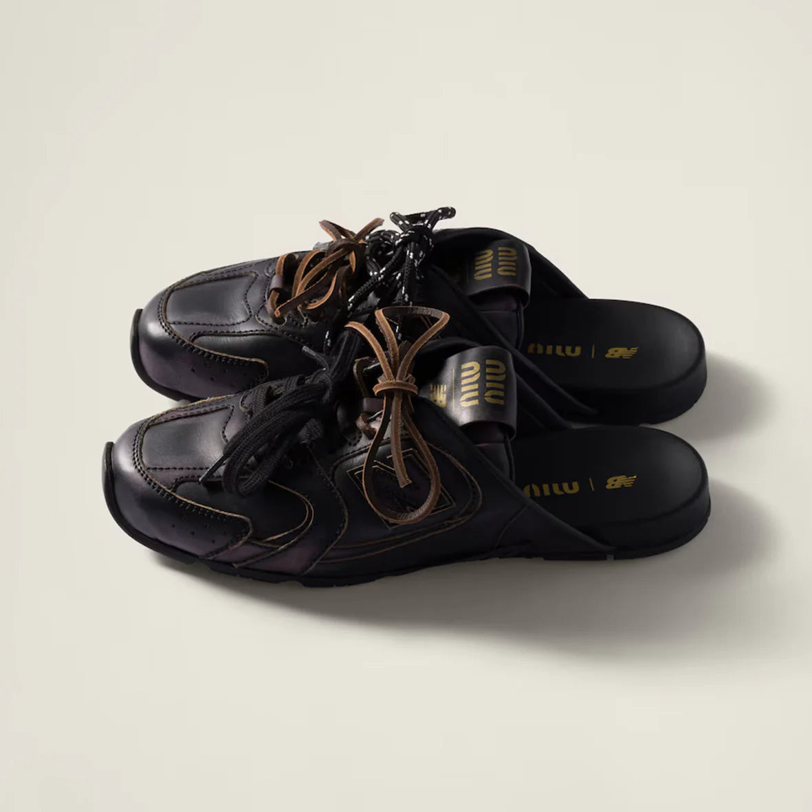 NB x Miu Miu 530 Mule black