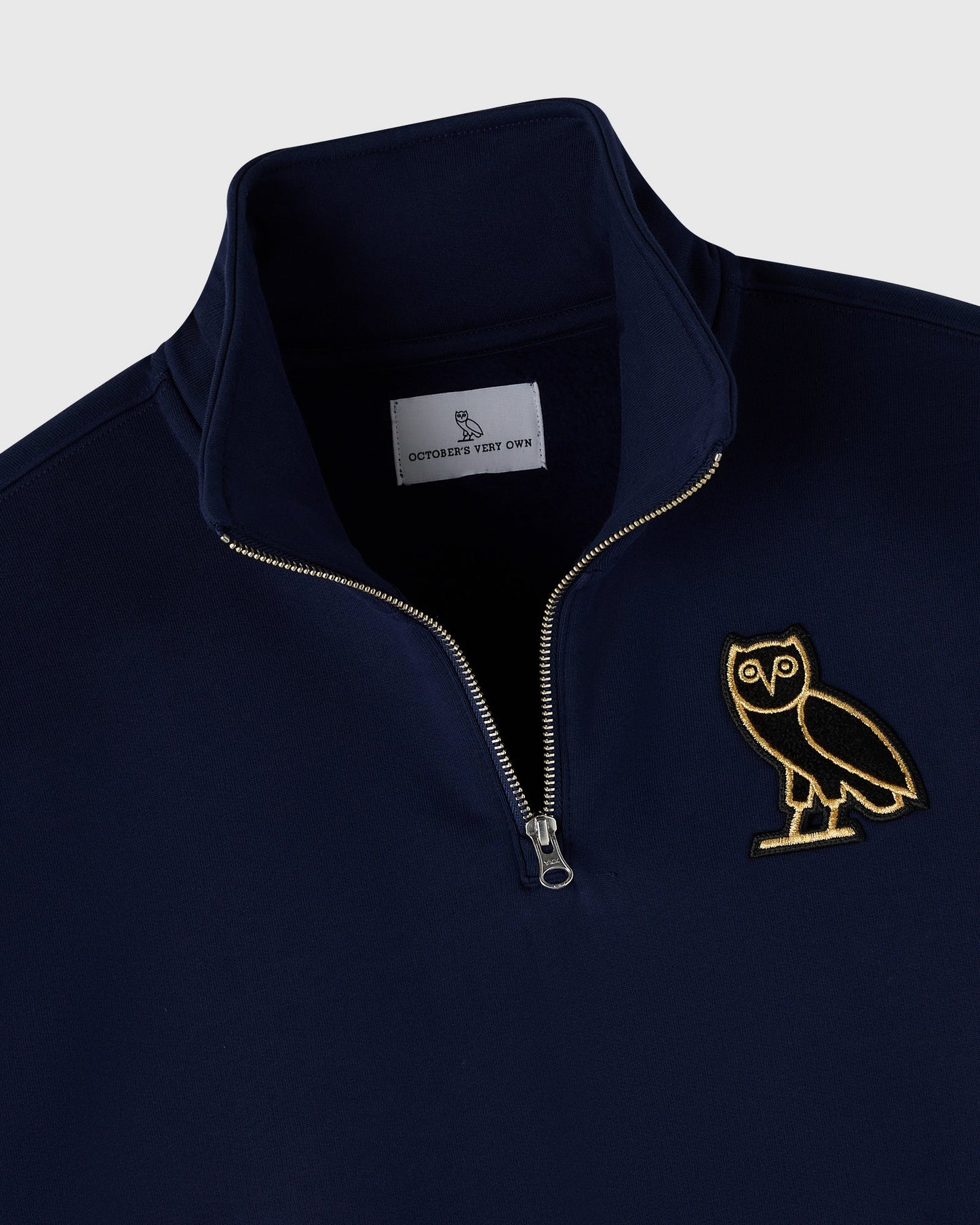 Signature Quarter Zip Mockneck Night Owl Navy