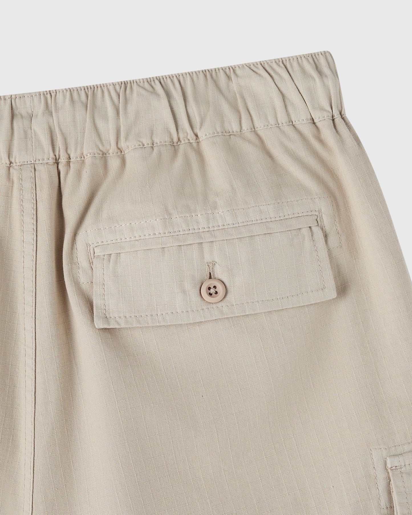 Linen Ripstop Cargo Short Sandstone