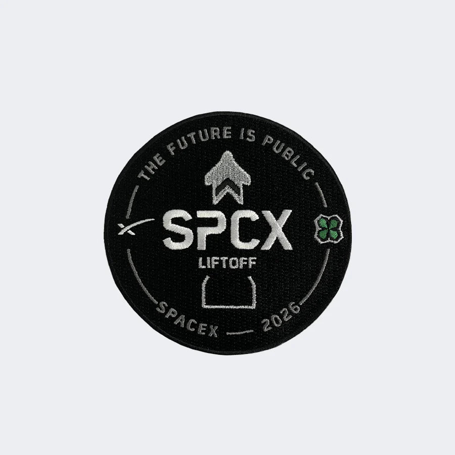 SPCX LIFTOFF MISSION PATCH