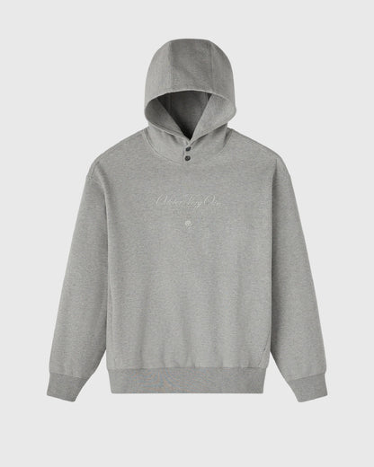 Double Knit Script Hoodie
