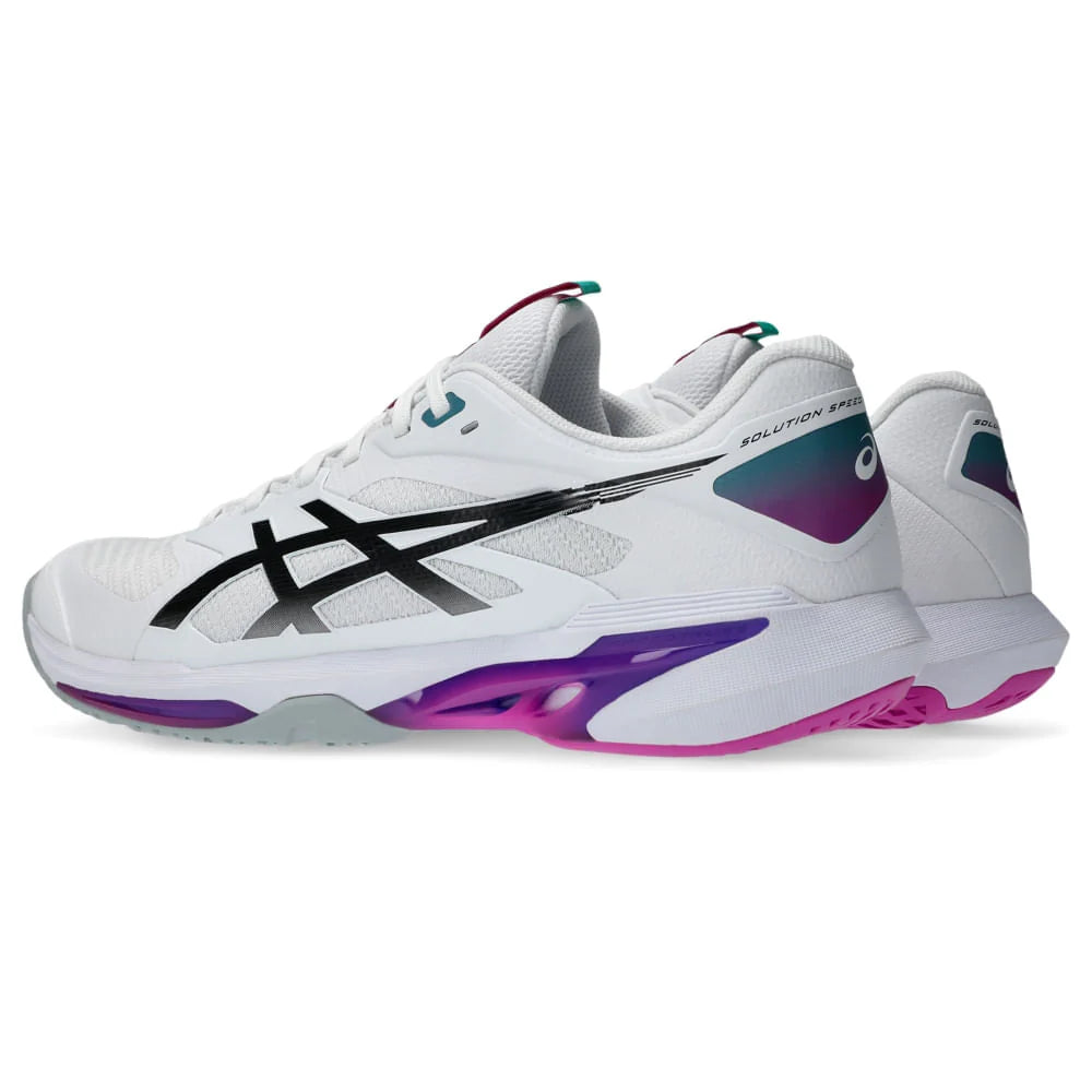 Tênis Asics Solution Speed FF 4 Branco Roxo