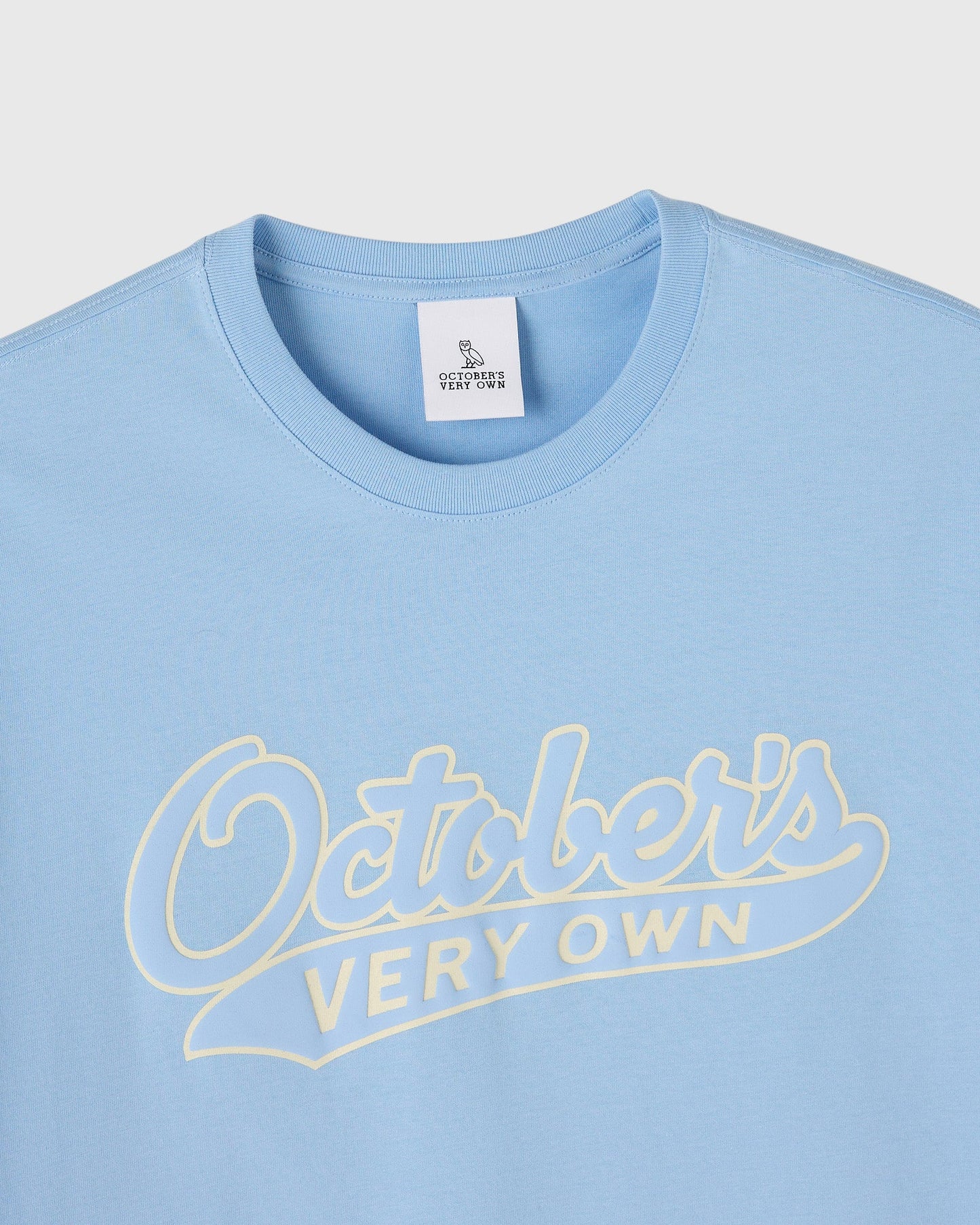 Sports Script Tee Light Blue