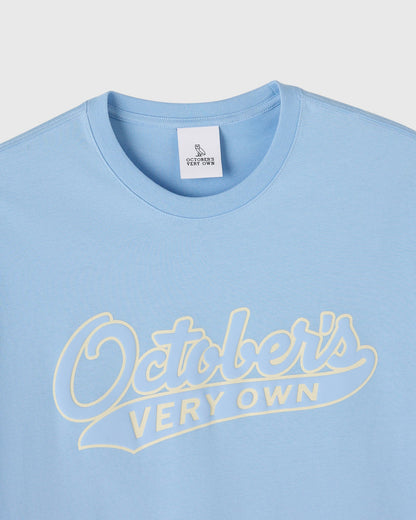 Sports Script Tee Light Blue