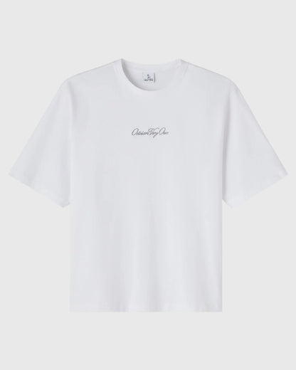 Luxe Jersey Script Tee