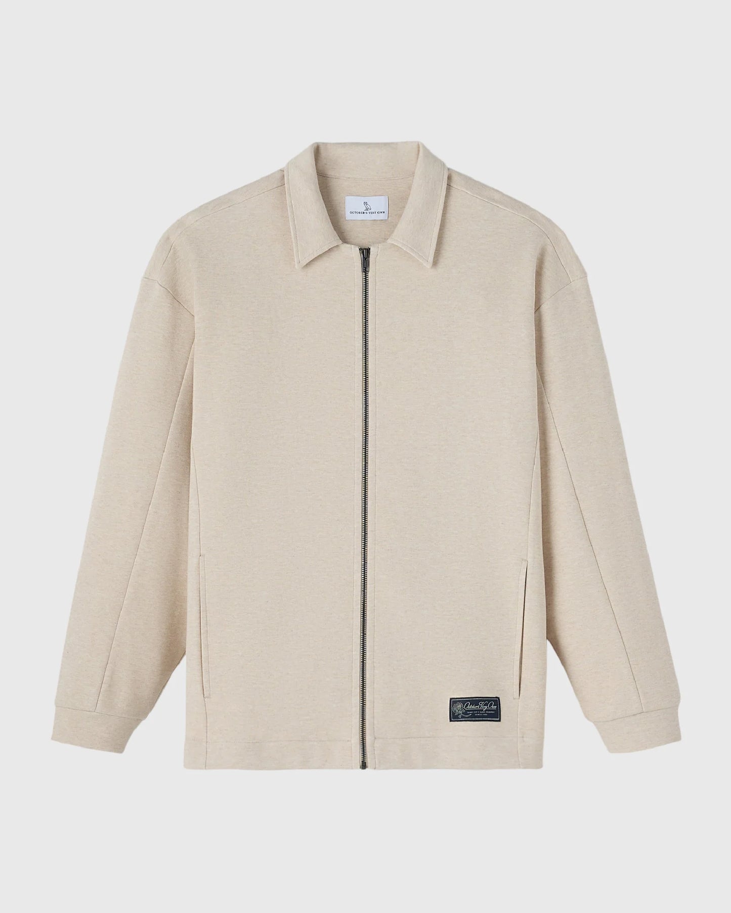 Double Knit Script Overshirt