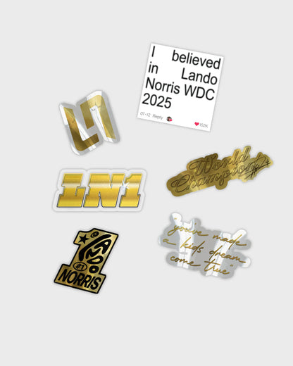 CHAMPION STICKER PACK