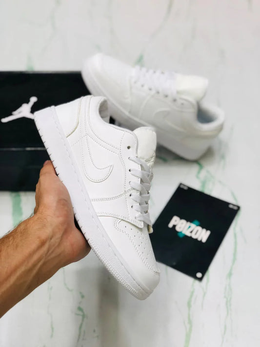 NIKE AIR JORDAN 1 LOW ALL WHITE