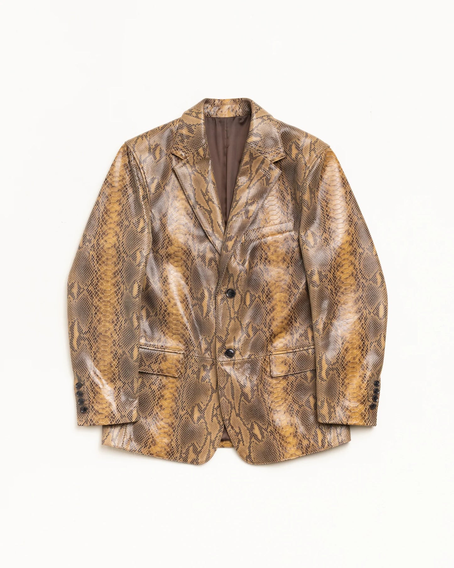 LEATHER BLAZER