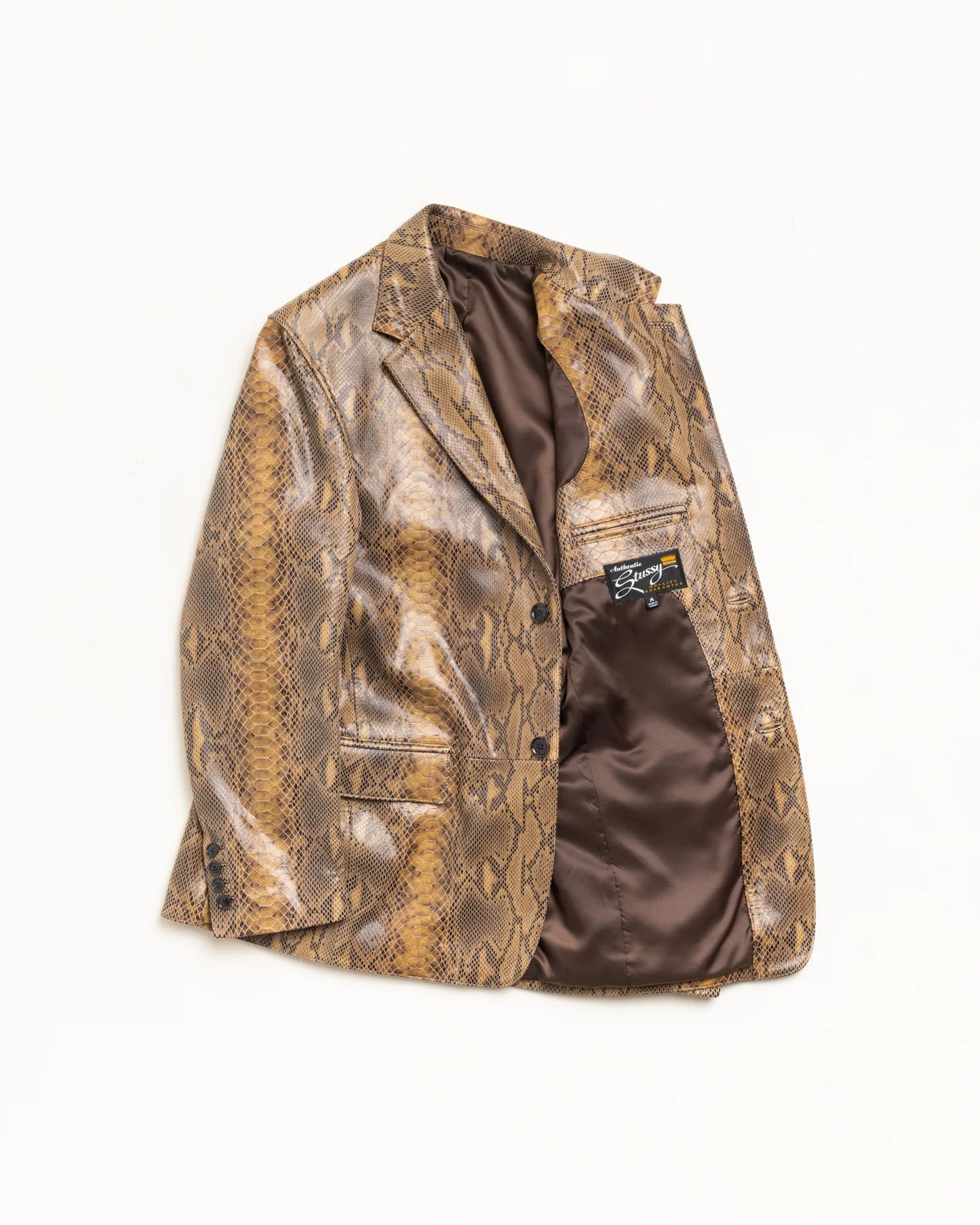 LEATHER BLAZER