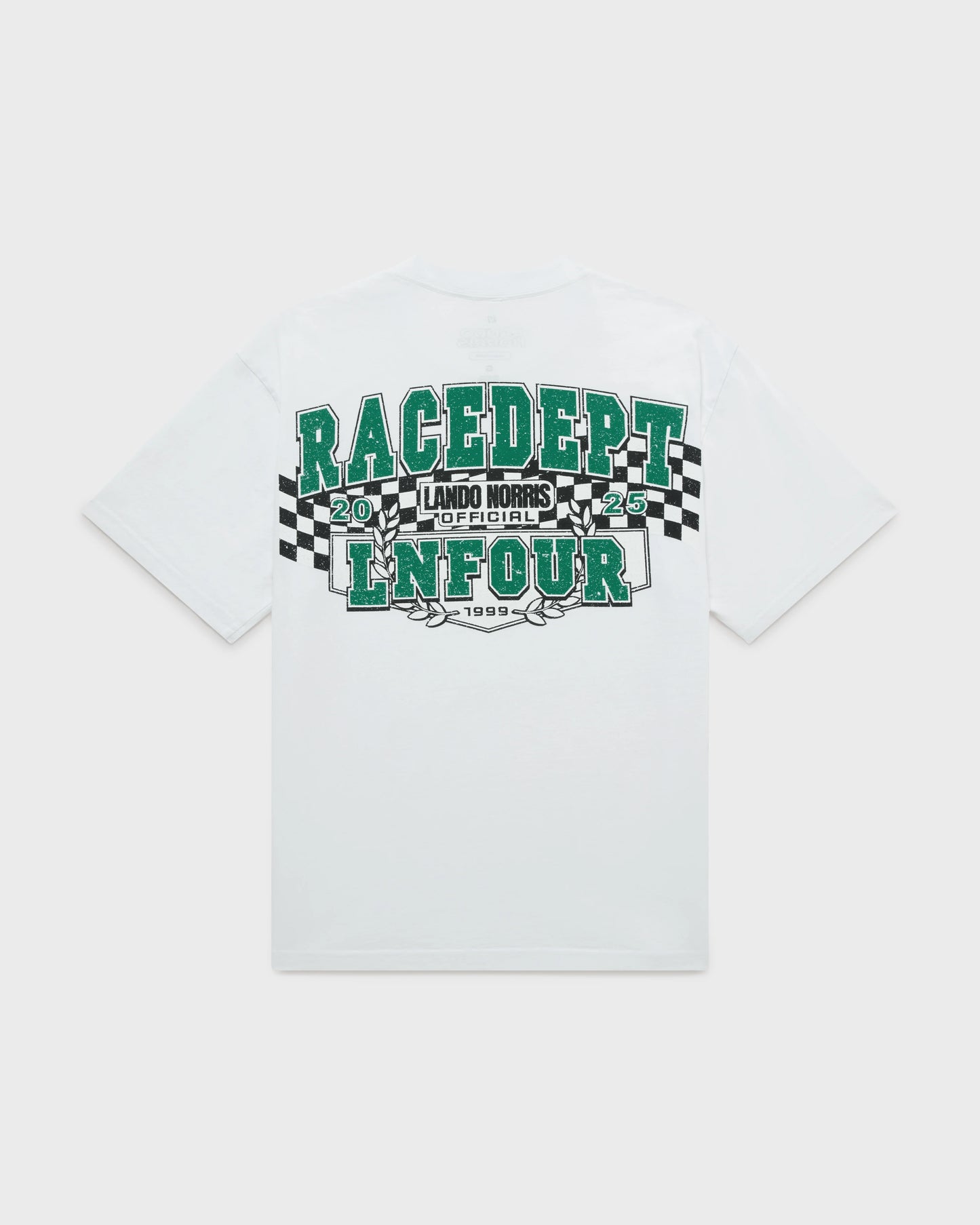 RACE DEPT FLAG TEE WHITE