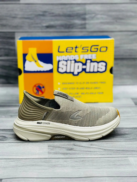 LETS GO SLIP IN ARC FIT SKECHERS KHAKI