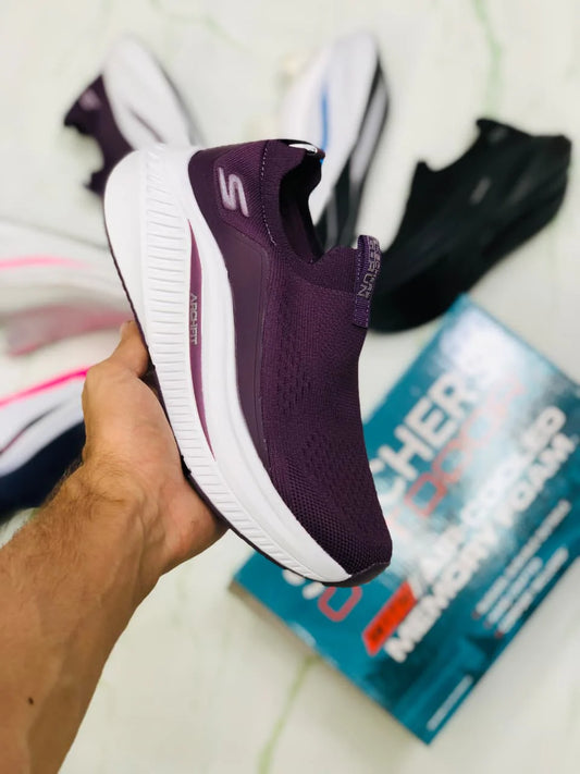 SKECHERS ARCHFIT PLUM FOR WOMEN