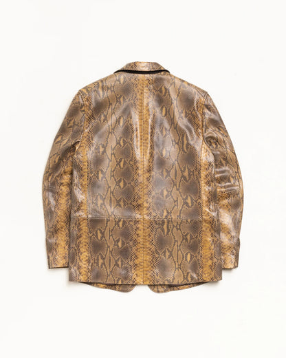 LEATHER BLAZER