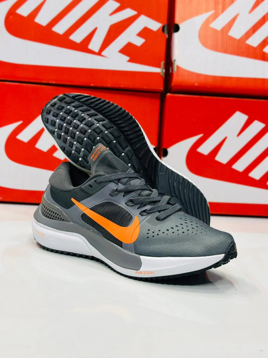 NIKE AIR ZOOM VOMERO 15 MULTI WOLF GREY BLACK AND ORANGE