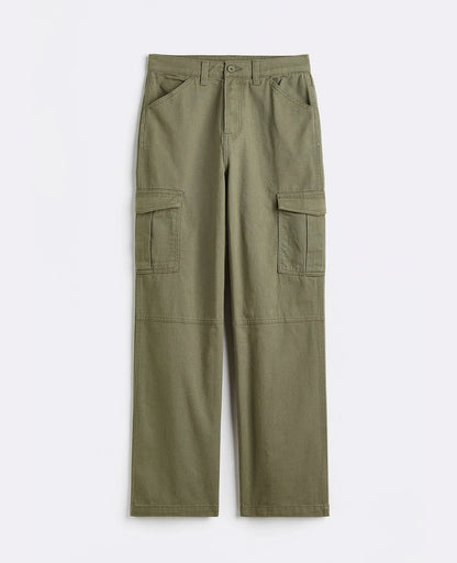 Solid Cargo Pant