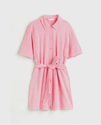 Polo Solid Short Jumpsuits