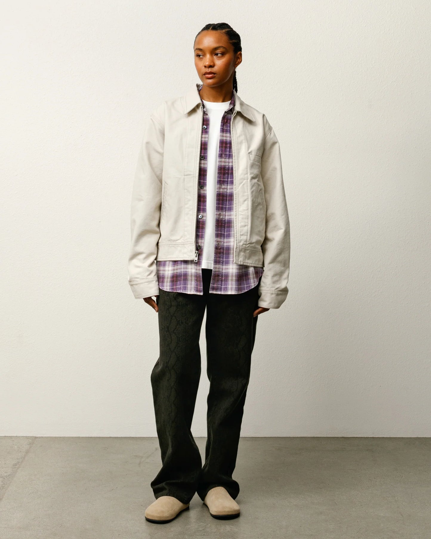 WORK JACKET COLLARED