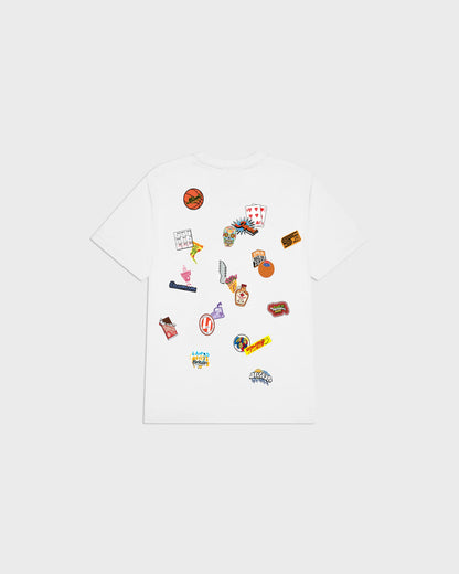 KIDS RACE 100 TEE WHITE