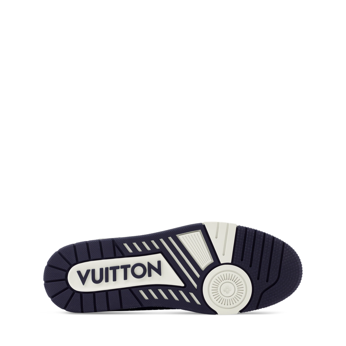 Louis Vuitton LV Trainer Indigo Blue Denim Sneakers with Swarovski Pearls