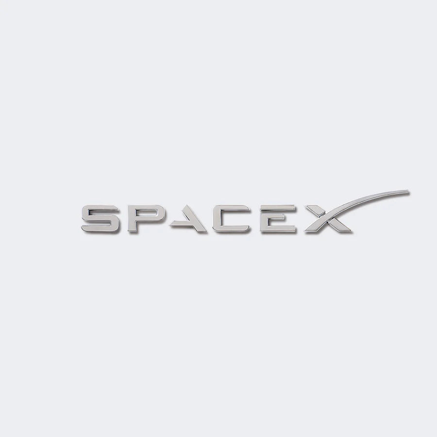 SPACEX CAR EMBLEM