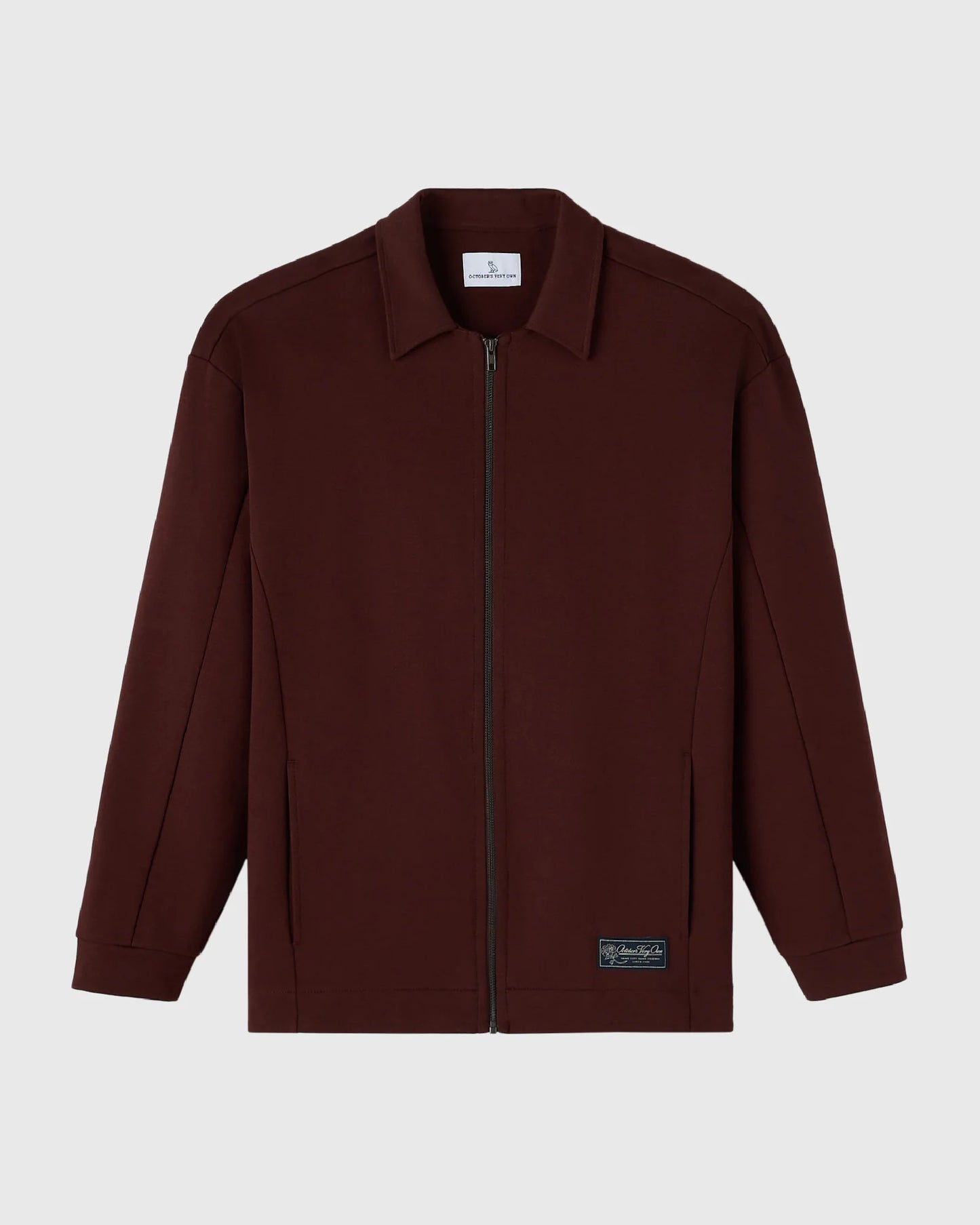Double Knit Script Overshirt