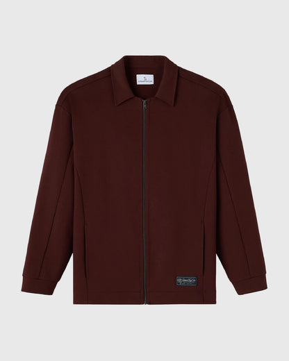 Double Knit Script Overshirt