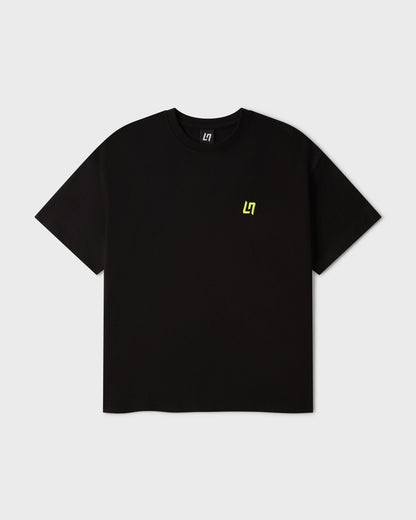 LN1 CORE BOXY TEE BLACK