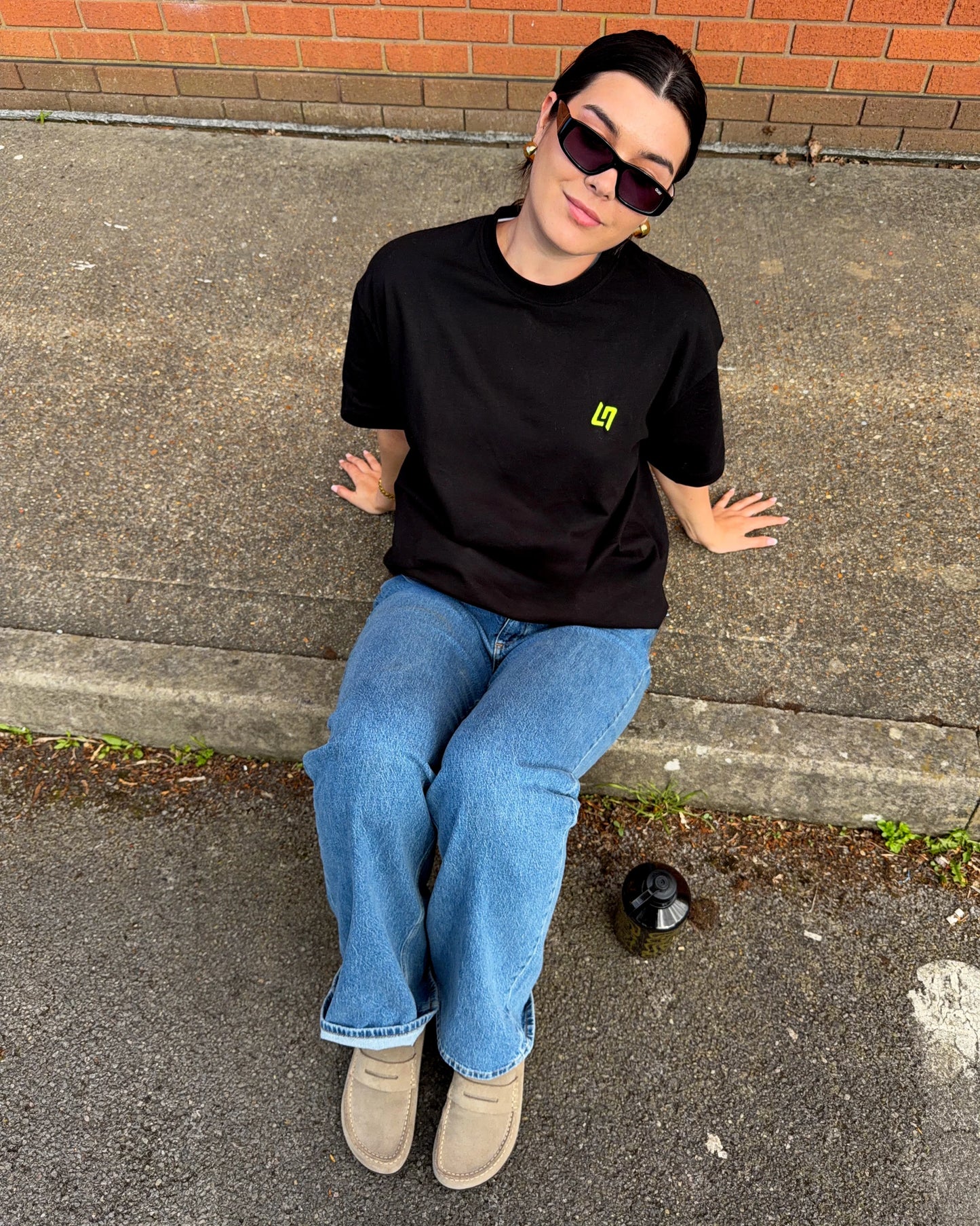LN1 CORE BOXY TEE BLACK