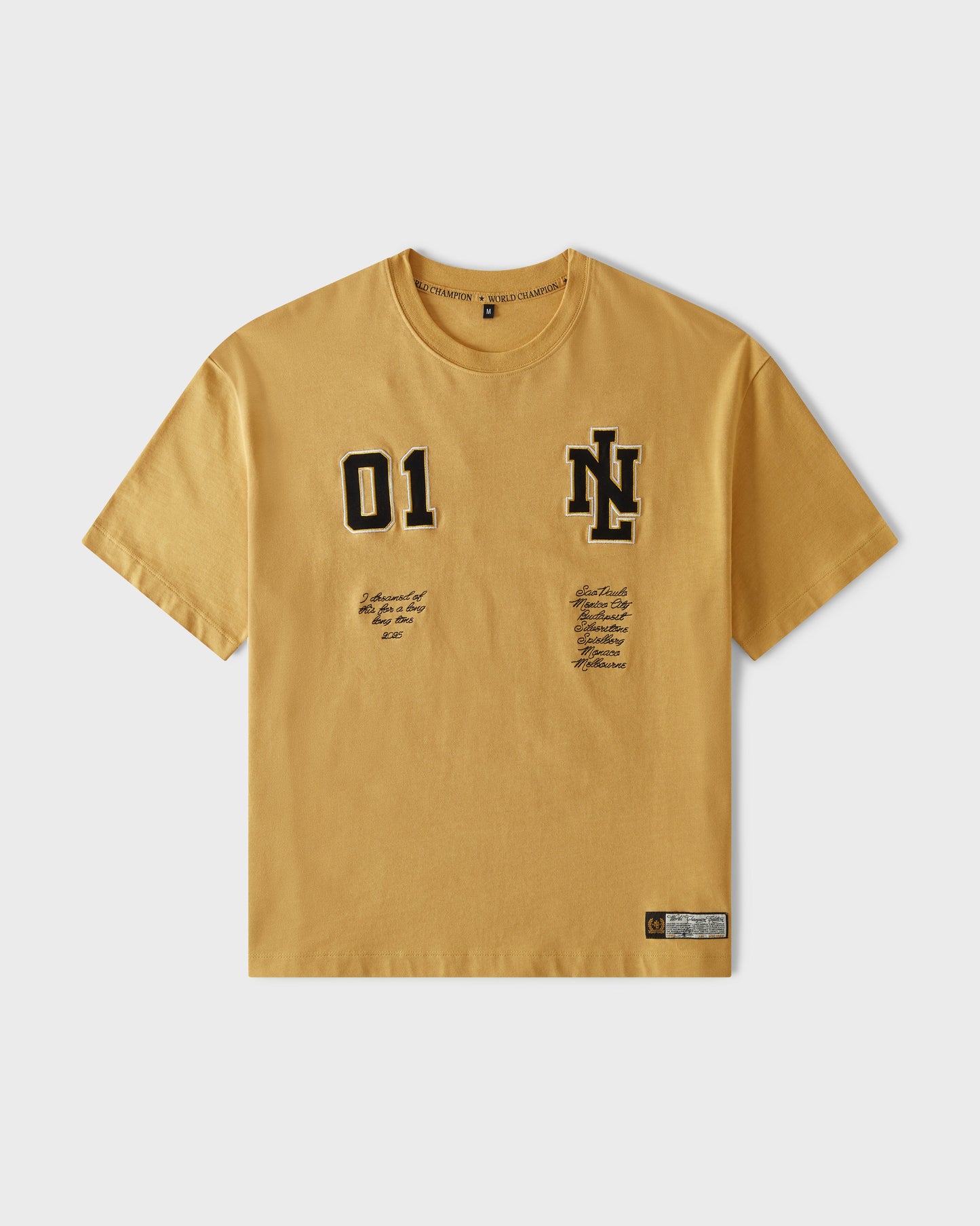CHAMPIONSHIP DREAM TEE YELLOW