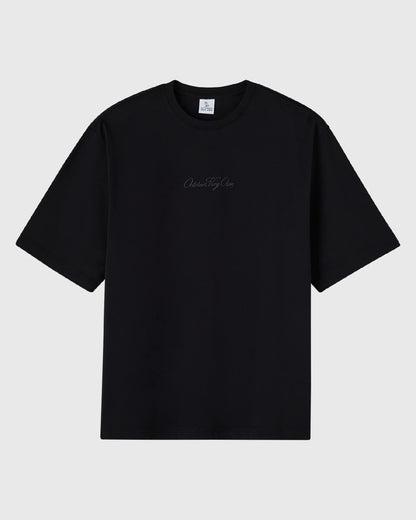 Luxe Jersey Script Tee