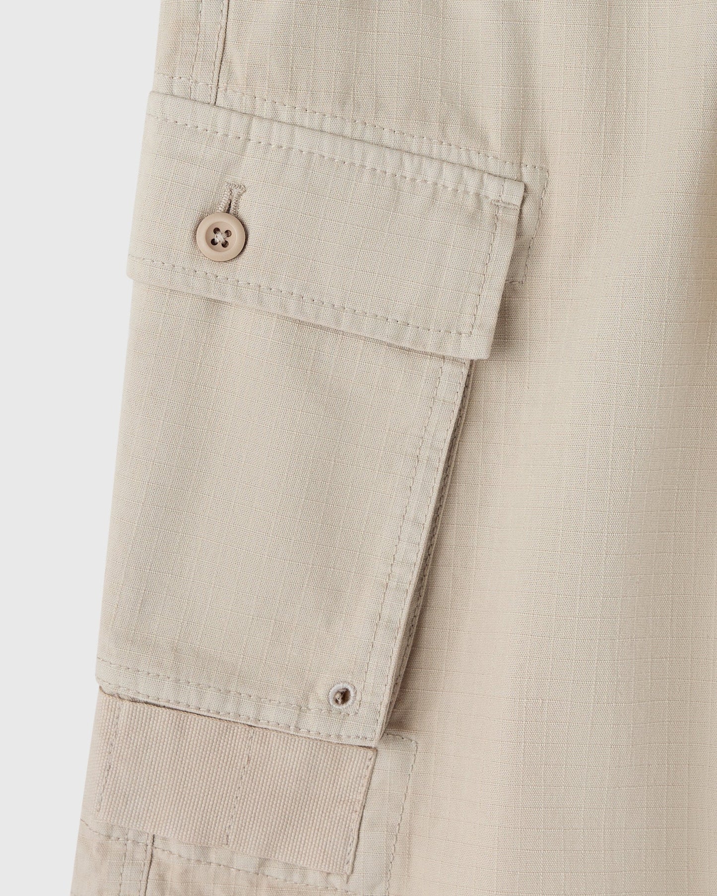 Linen Ripstop Cargo Short Sandstone