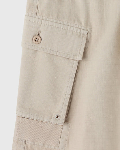 Linen Ripstop Cargo Short Sandstone