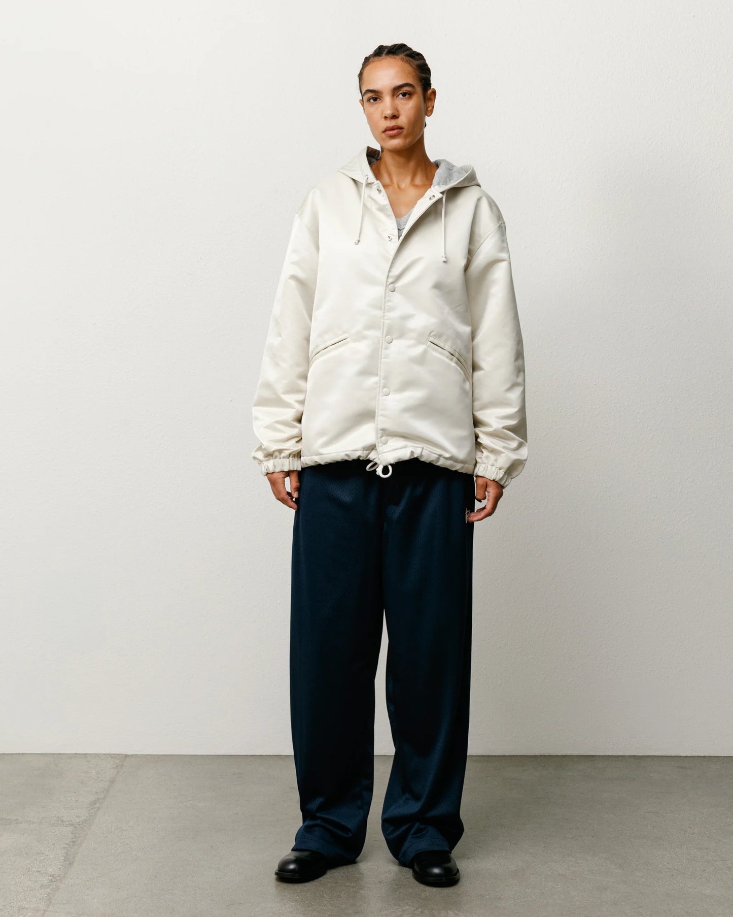 HOODED COACHES JACKET