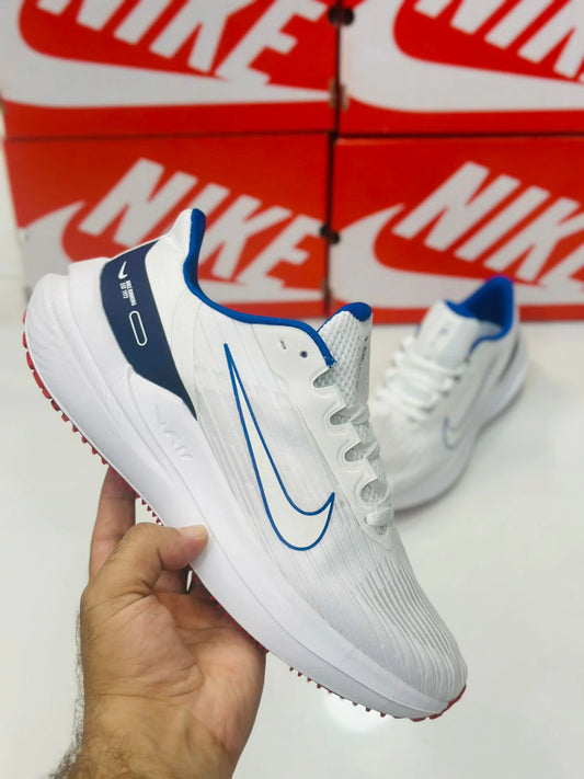 NIKE WINFLO 9 WHITE AND BLUE