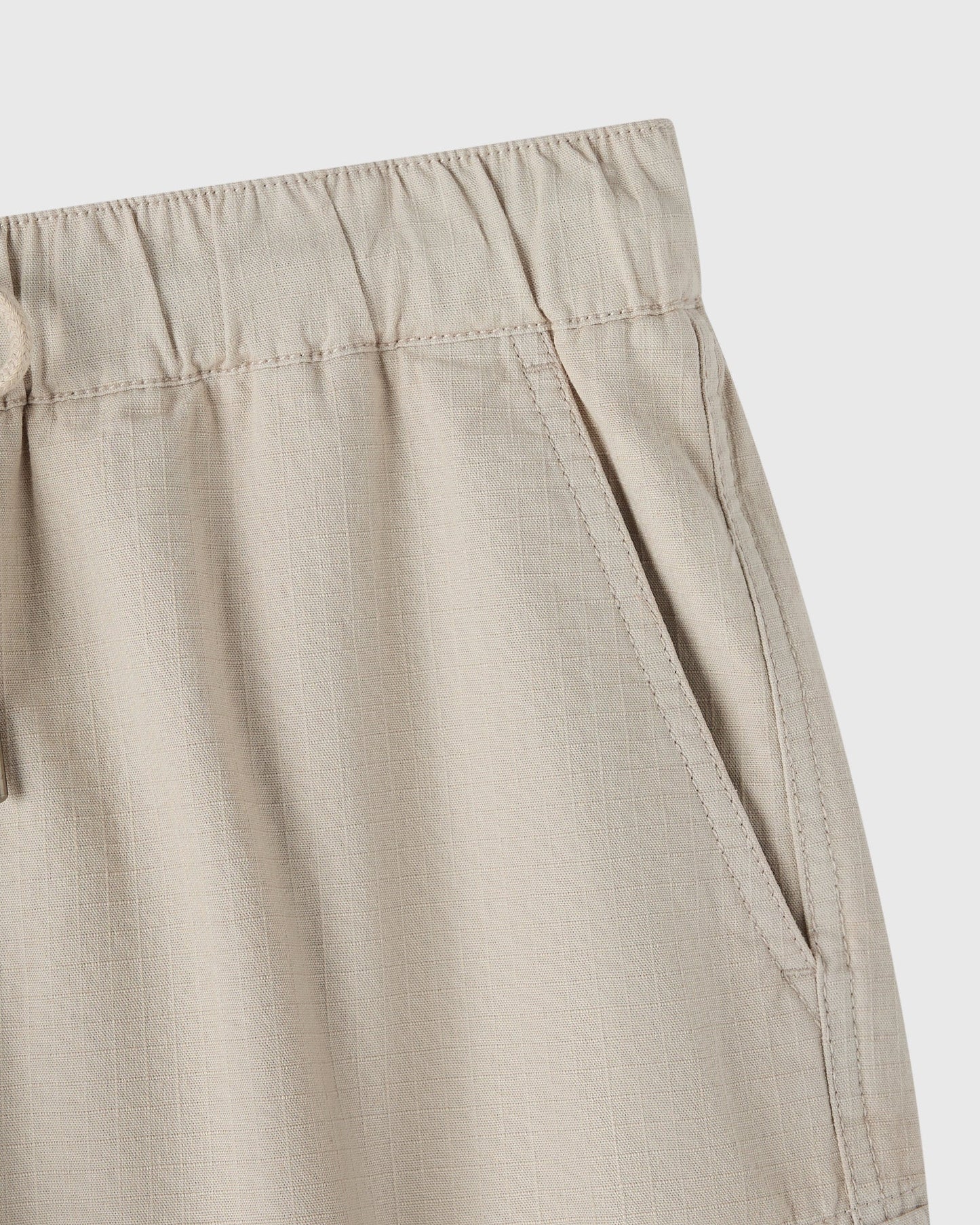 Linen Ripstop Cargo Short Sandstone