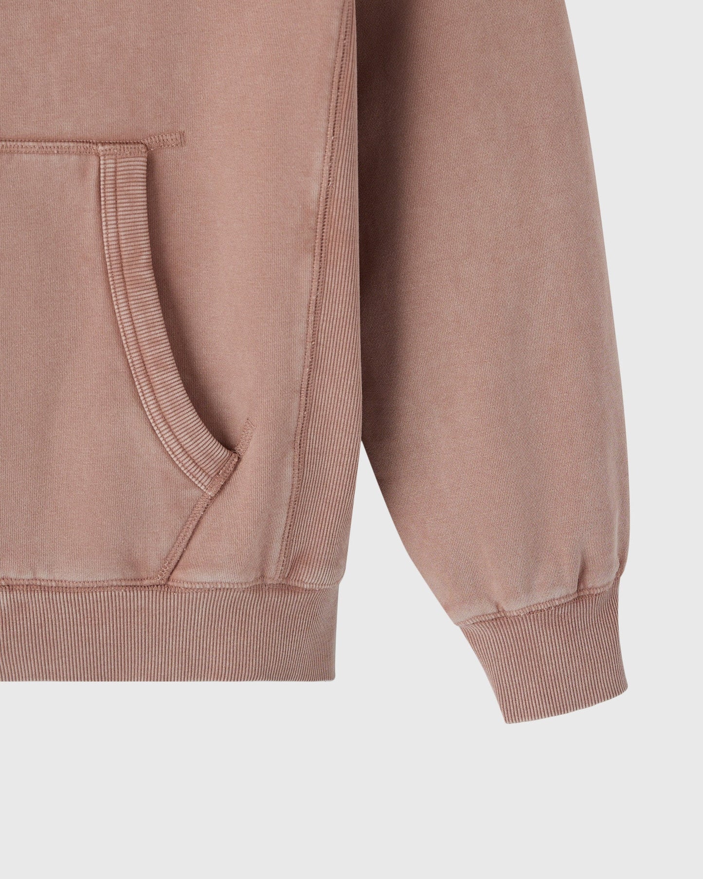 Muskoka Raglan Full Zip Hoodie Clay Pink