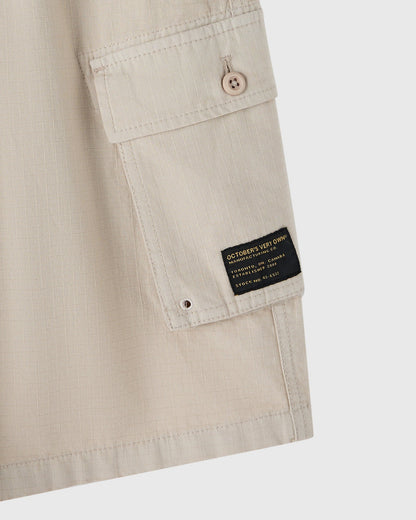 Linen Ripstop Cargo Short Sandstone