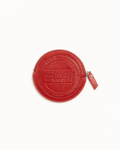 SURF DOT LEATHER POUCH