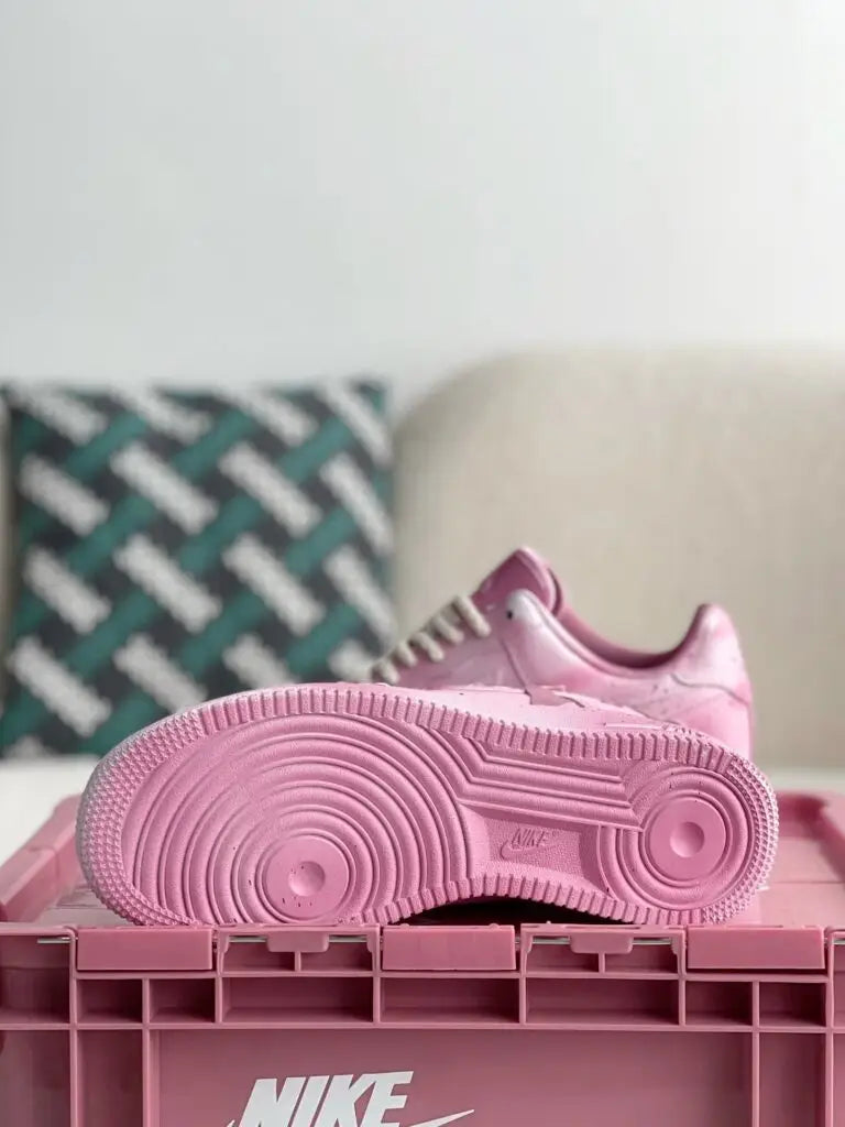 Chrome Hearts x Nike Air Force 1 Pink White Sneakers