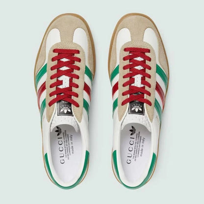 Adidas x Gucci Gazelle White Green Red