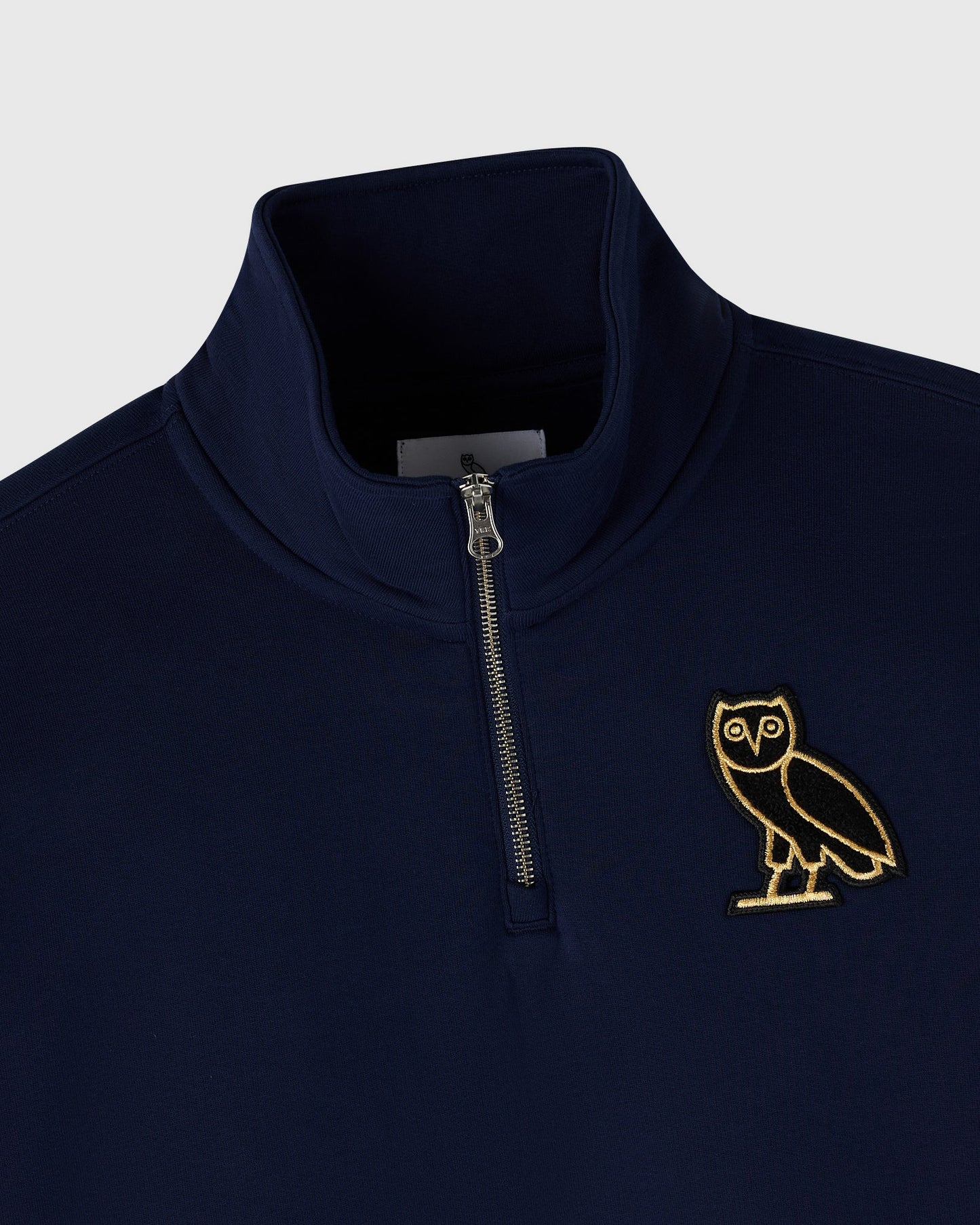 Signature Quarter Zip Mockneck Night Owl Navy