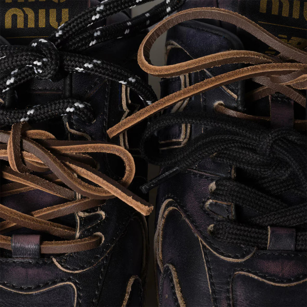 NB x Miu Miu 530 Mule black