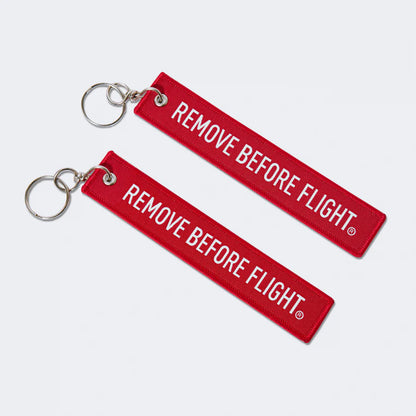 Remove Before Flight Key Chains